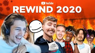 xQc Reacts to Youtube Rewind 2020, Thank God It's Over (MrBeast)