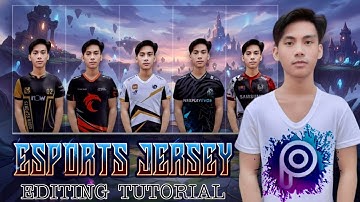 Esports Jersey Editing Tutorial | PicsArt | ML player profile