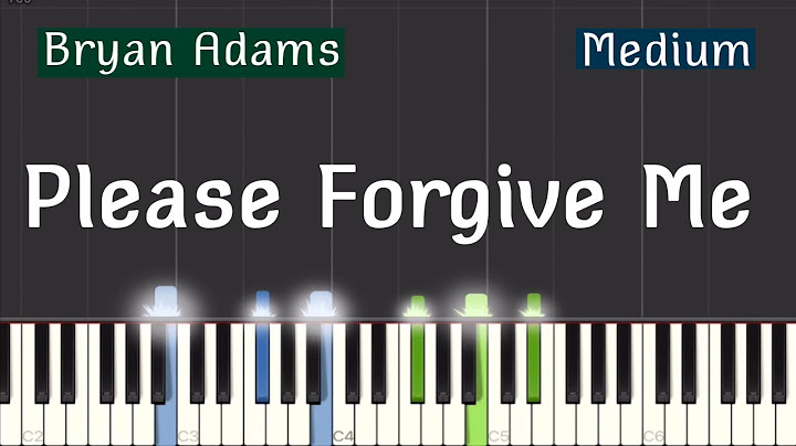 Please Forgive Me Piano version - Piano performance video thumbnail