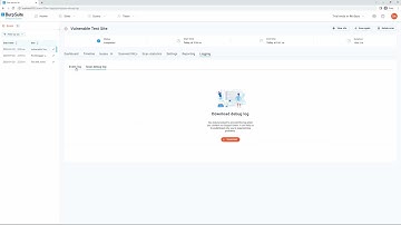 Downloading logs in Burp Suite Enterprise Edition
