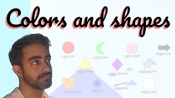 Elementary - 3.5 - Colors and Shapes - Easy English Lesson for Beginners - What color is it?