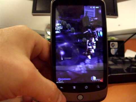 Nexus One Google Phone HTC Android 2.1 Preview 2 FR - HD - 3D Benchmark