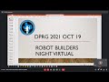 RBNV – Robot Builders Night Virtual – Oct 19, 2021