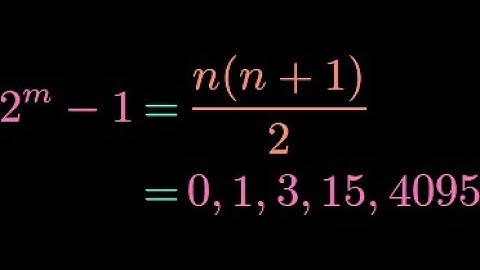 Ramanujan Nagell aka Triangular Mersenne Numbers
