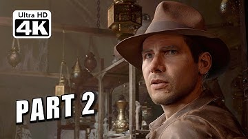 Indiana Jones and the Great Circle PC Walkthrough Part 2 [4K UHD 60FPS] (No Commentary)