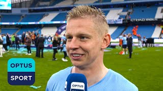 Zinchenko hails 'game changing' Gundogan as Manchester City lift Premier League trophy