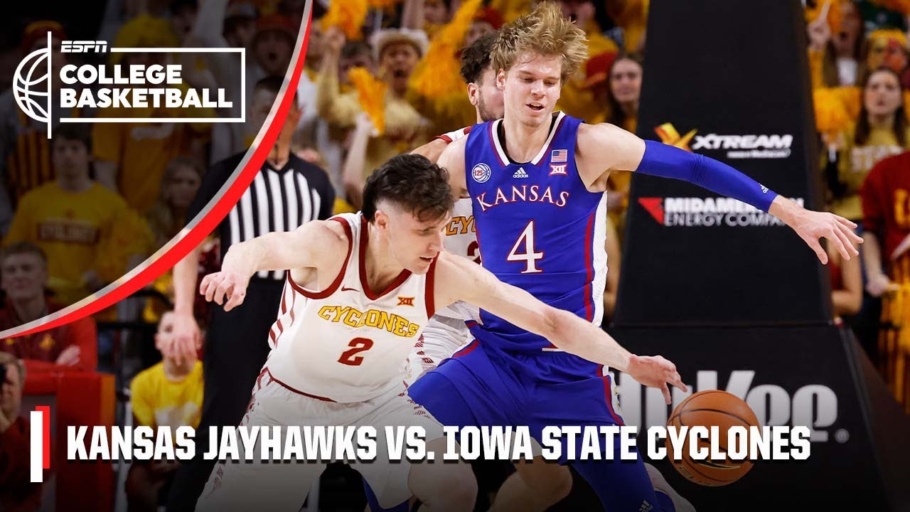 Kansas Jayhawks vs Iowa State Cyclones  Full Game Highlights