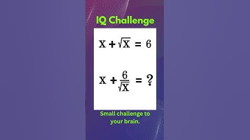 IQ Math Challenge | #trickymaths #viralmaths #iqtest #mathproblems #mathchallenge