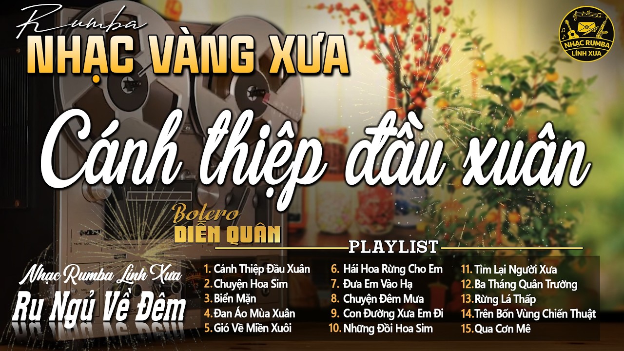 CÁNH THIỆP ĐẦU XUÂN - Nhạc Trữ Tình Bolero DIỄN QUÂN MỚI ĐÉT 2026 ➤LK Nhạc Vàng Xưa Chọn Lọc CỰC HÓT