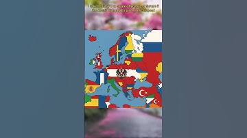I asked ChatGPT to create a flag map of Europe if  Austria Hungary  never collapsed #chatgpt #map