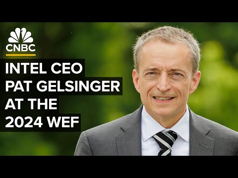 Intel CEO Pat Gelsinger speaks at the World Economic Forum in Davos, Switzerland — 1/17/2024