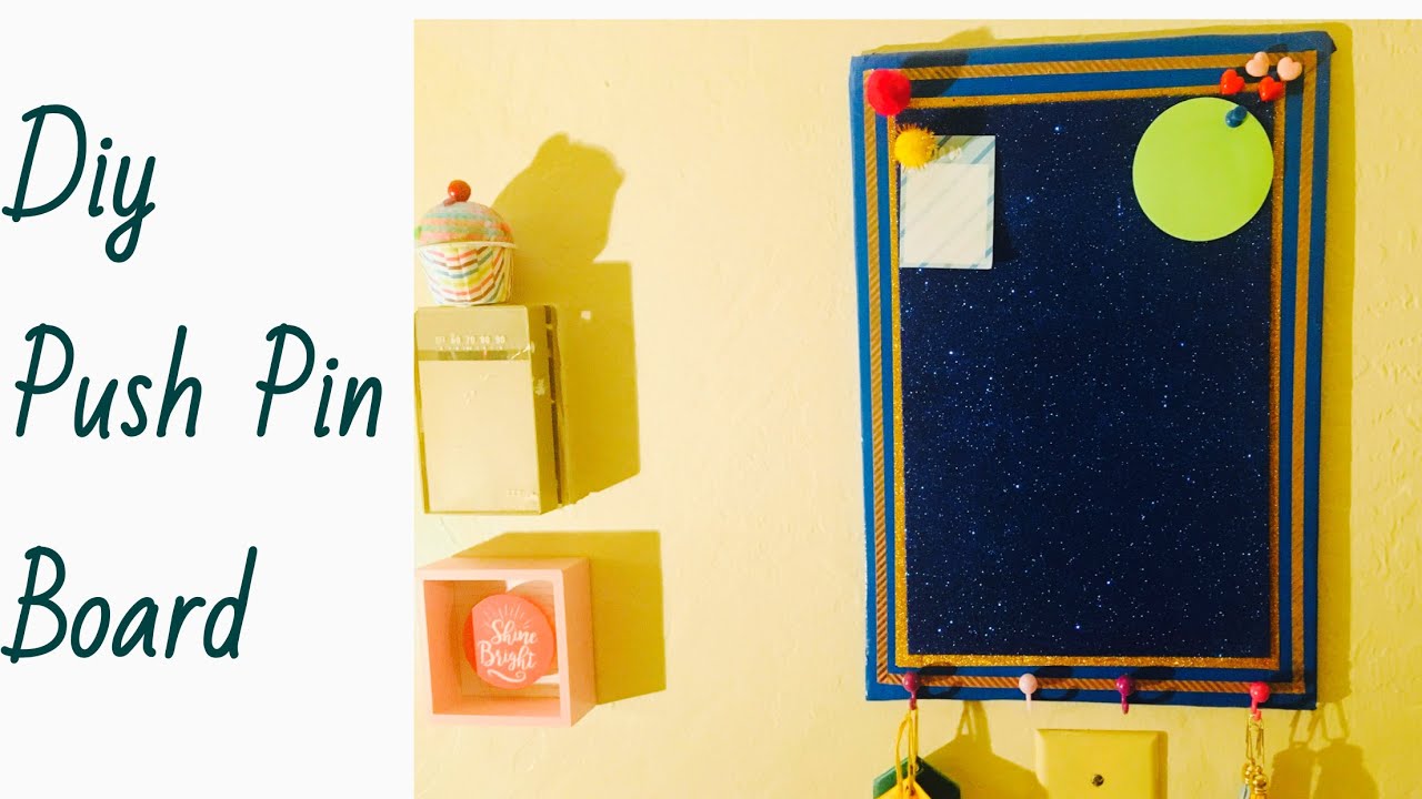 Diy Push Pin Board YouTube Diy Push Pin Board YouTube