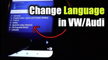How to change language in VW/Audi/Seat/Skoda