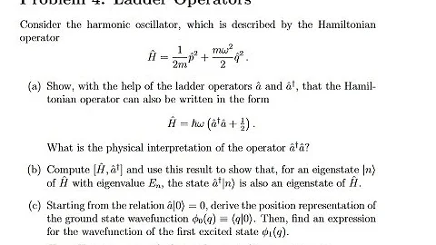Ladder operators- Quantum mechanics