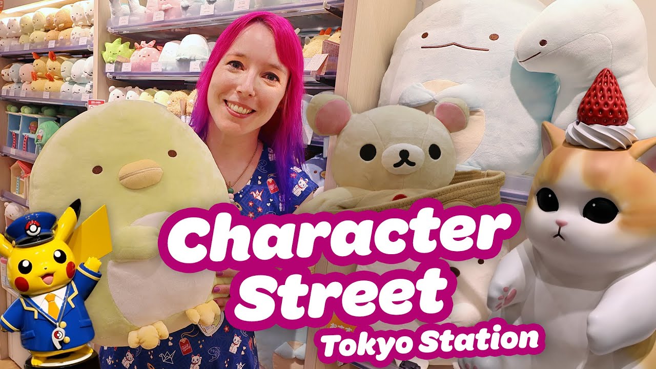 3 Cutest Shops in CHARACTER STREET, Tokyo Station 2025 ✨ Sumikko Gurashi, Rilakkuma, mofusand