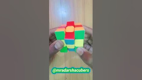 🔥new rubik cube tirk 3×3 cube #youtube #shorts #cubers #rubikcube #trendingshort #mradarshacubers