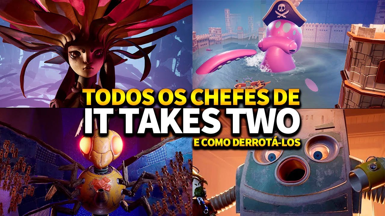 TODOS OS CHEFES DE IT TAKES TWO! BOSS FIGHT!