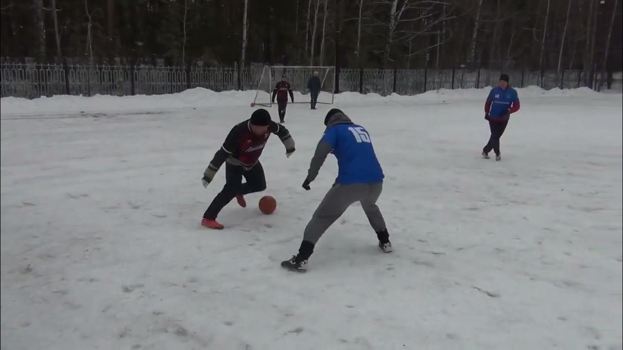 Любительский футбол зимой