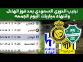 ترتيب الدوري السعودي بعد فوز الاتحاد والهلال اليوم تحديث جدول دوري روشن ونتائج مباريات اليوم
