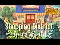 Building My Shopping District — Speed Build // Animal Crossing: New Horizons