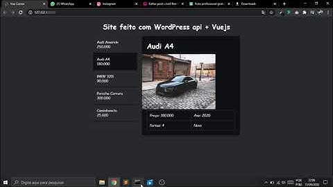 criando carregamento rápido com vue.js e WordPress para gerenciar o conteúdo.