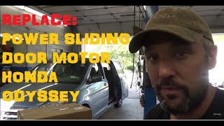 odyssey honda door sliding rear motor repair lock replace power hatch roller