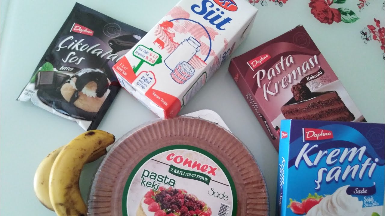SADECE BİM ÜRÜNLERİYLE HARİKA BİR YAŞ PASTA TARİFİ 🍰 YouTube