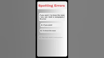 Spotting Errors|| Spotting errors in english tricks #spottingerrors #sentenceimprovement