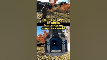 With an app on Quest3 I can enter my imaginary world🗺️#vr #ai #quest3 #atlantis #oculus #moonvr