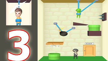 Rescue Cut - Rope Puzzle  - Gameplay Walkthrough Part 3 (iOS, Android) - Level 71 - 100