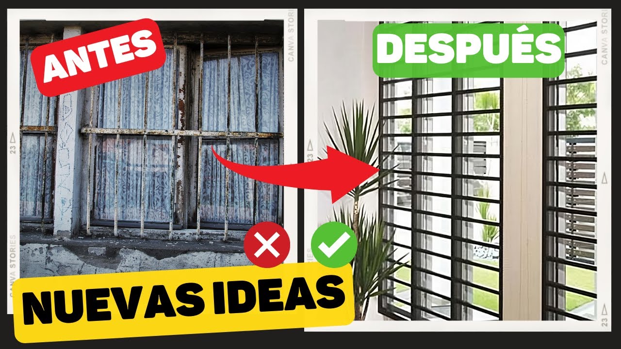 Rejas para ventanas: ¡11 ideas de las que nunca habías pensado y seguro te  fascinarán!