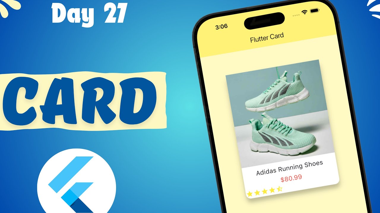 Flutter Card Widget || How to make a Card in Flutter - YouTube