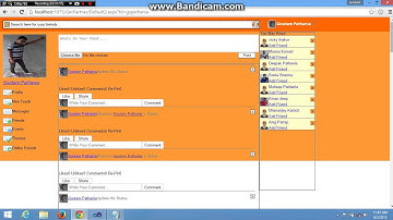 Project Like Facebook With Asp.net C#