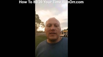 80/20 1 time is not enough #tagtribes #8020 #10x | RonOrr.com | Compound Effect