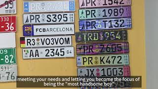 High Quality Custom Souvenir Usa Mexico Car Number License Plate Aluminum Vehicles Plate