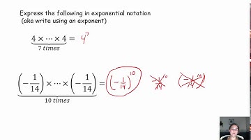exponential notation lesson 1