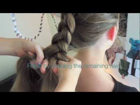 Inverted French Braid Tutorial Youtube
