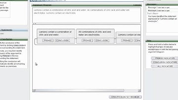 Argument Diagramming in the LogicLab - Identifying Statements, Premises, and Conclusion