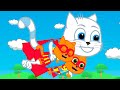 🔴 Cats Family in English - Superhero VS Cats Cartoon for Kids