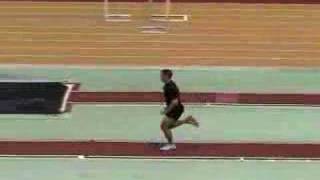 3 Left Leg Bounds with a 20m Run-In