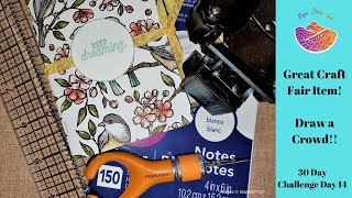 Craft Fair Series 2020~ Dollar Tree Mini Notebook
