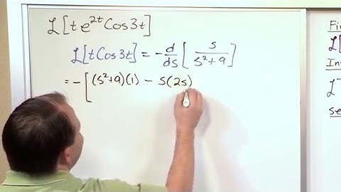 Lesson 18 - More Properties Of The Laplace Transform, Part 3