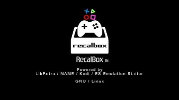 Video of custom boot for recalbox