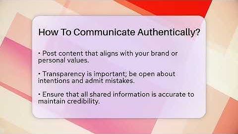 How To Communicate Authentically? - Everyday-Networking