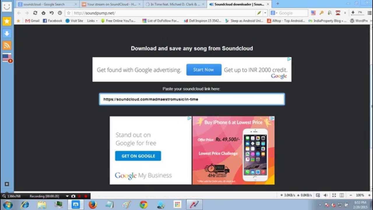 How to download a song music from soundcloud in 3 seconds 2015 - YouTube