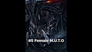 10 strongest monsterverse villains #shorts #fyp #godzilla #monsterverse