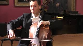 Eugene Prokoshin (cello) plays March, Aria & Capriccio from Boris Tchaikovsky Suite.