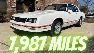 1987 Chevrolet Monte Carlo SS - 7,987 Original Miles - For Sale!