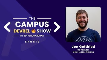How to measure Sucess Metrics as a DevRel - Part 2 | Jon Gottfried - The Campus DevRel Show: S01E01