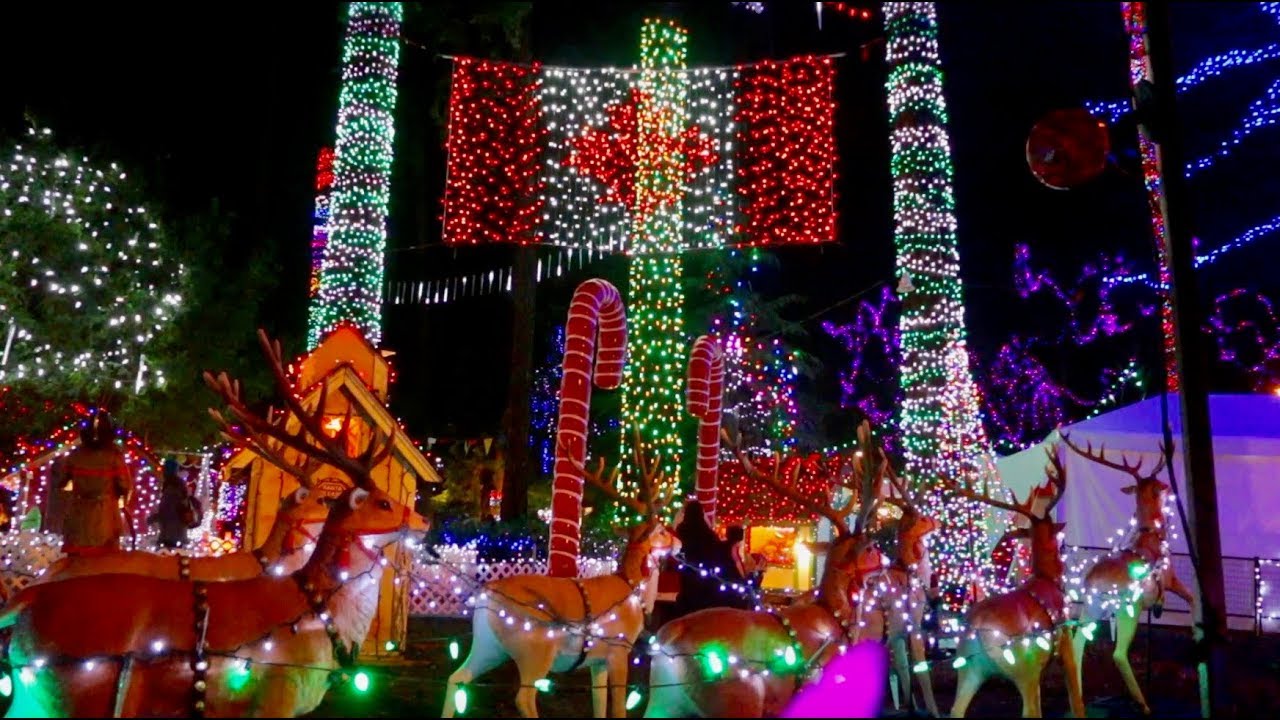 Bright Nights Stanley Park (Christmas Lights Adventure 2017) YouTube